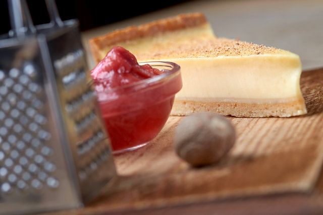 Dessert food photography craeted on location at the Corner House Restaurant in Minster, Kent, UK