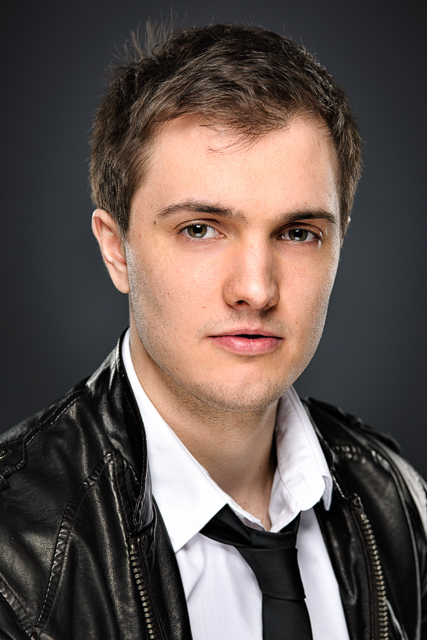 Portrait photograph of compsoer Mitchell Gibbs.